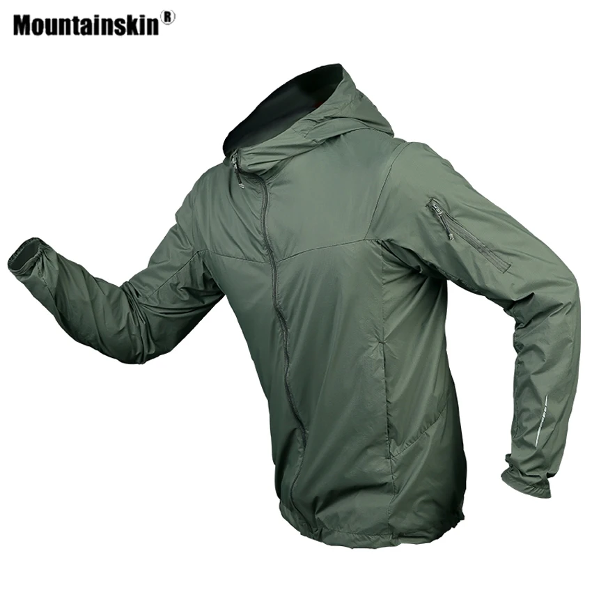 Мужская быстросохнущая кожанная одежда Mountainskin уличная спортивная