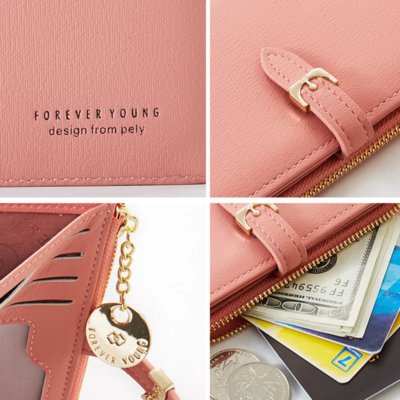 

Luxury Leather Short Women Wallet Many Department Ladies Small Clutch Money Coin Card Holders Purse Slim Female Wallets