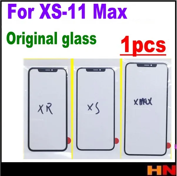 1 шт. для iPhone 11 pro max XS XR MAX стекло вместе с ЖК-сенсорным объективом ремонт внешнего стекла Замена