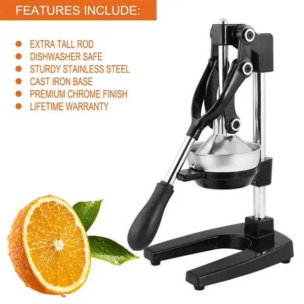 

Multifunctional Manual Household Fruit Orange Lemon Pomegranate Juicer Squeezer Pressure Fruit Juicer Pomegranate Juicer Black