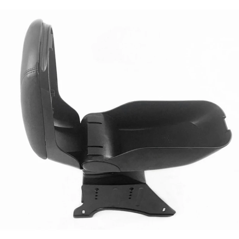 Универсальный черный кожаный подлокотник для хранения передняя центральная