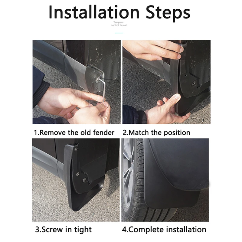 Автомобильные брызговики подходят для KIA Sportage KM 2005-2010 2006 наклейки на хэтчбек