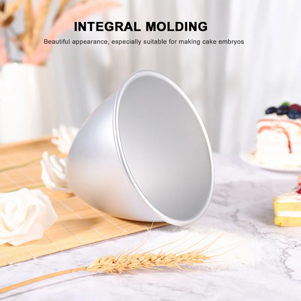 

2Pcs Aluminum Alloy Cake Mold Creative Cone Shape Cake Baking Mold for Home