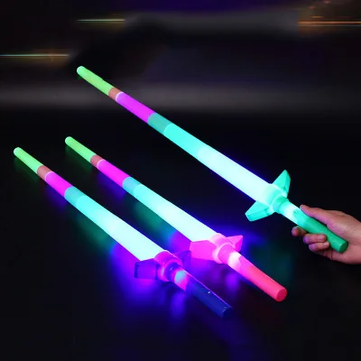 

Retractable Light Stick Novelty Shiny Sword Toy Four Adjustable Lengths Birthday Party Show And Other In Fan Supplies Wholesale