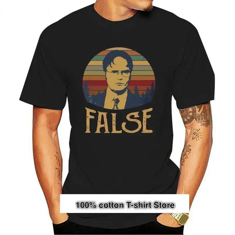 

Camiseta de algodón para hombre, prenda de vestir, de la serie de TV de The Office, Willie Schrute, Vintage, G200, azul marino