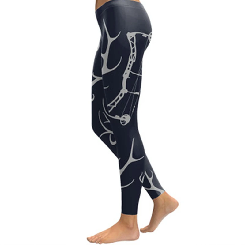 Женские спортивные Леггинсы с высокой талией и карманами новинка модные женские