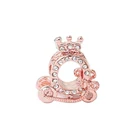 Boosbiy 2 шт. новый дизайн сияющая Корона карета Амулеты Бусы подходят брендовые браслеты ожерелья для женщин ювелирные изделия аксессуары