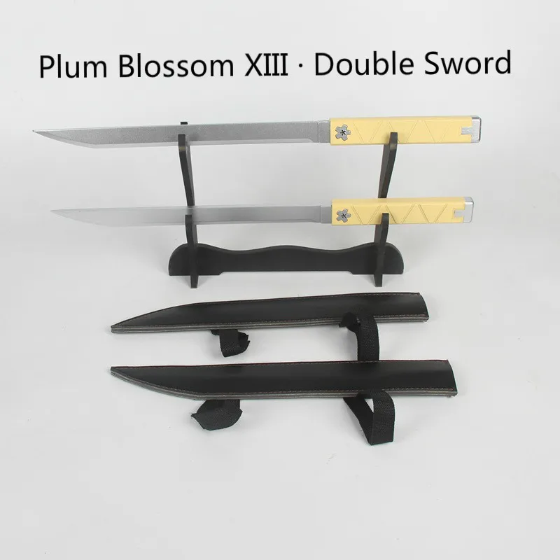 

Деревянный Резак, цветение сливы, меч из тринадцати волос, двойной меч, аналогичный абзац, Cos Wuliuqi, охватывающие деревянные игрушки