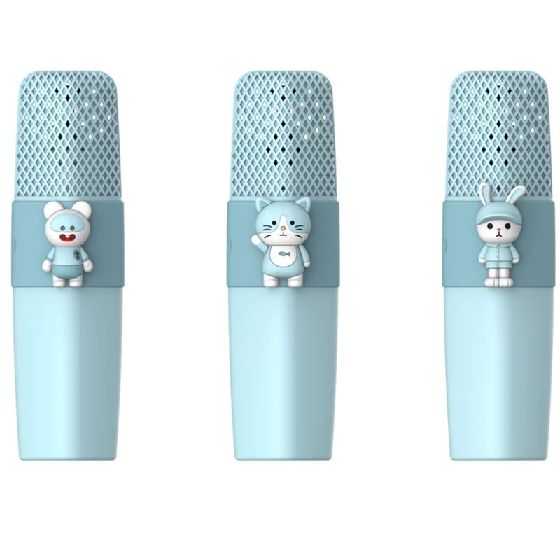 

Bluetooth Microphone Handheld Karaoke Wireless Speaking Trumpet USB Mini Home KTV For Kids
