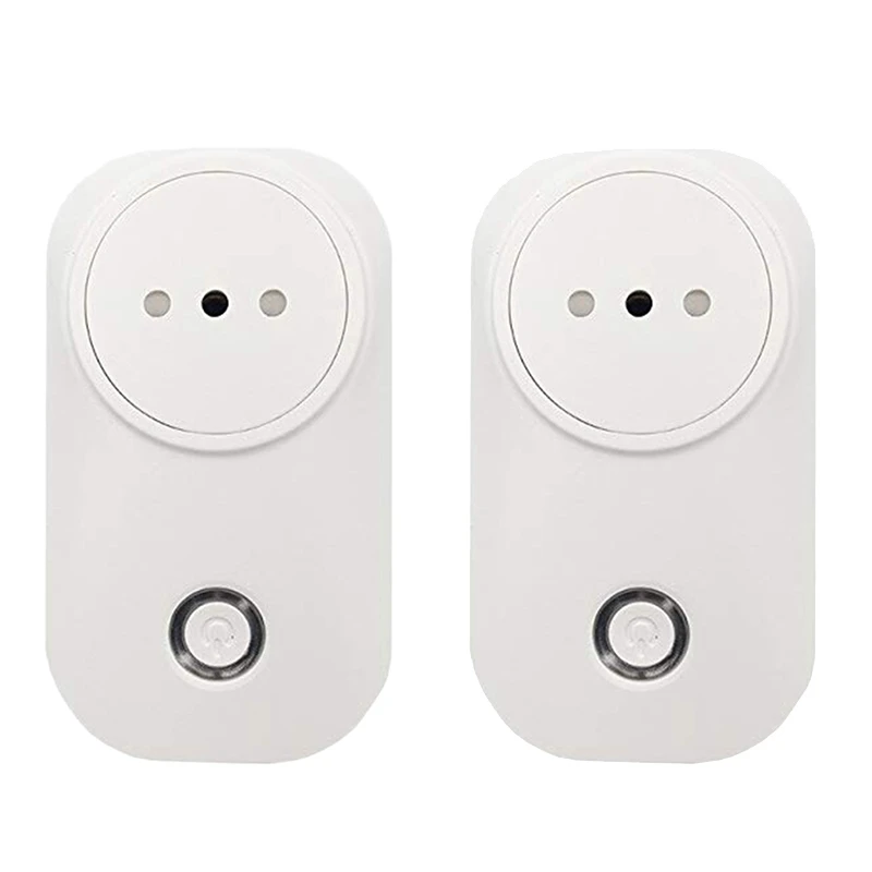 2 шт. умная Wifi итальянская розетка с таймером Поддержка Google Home Alexa Voice|Умные