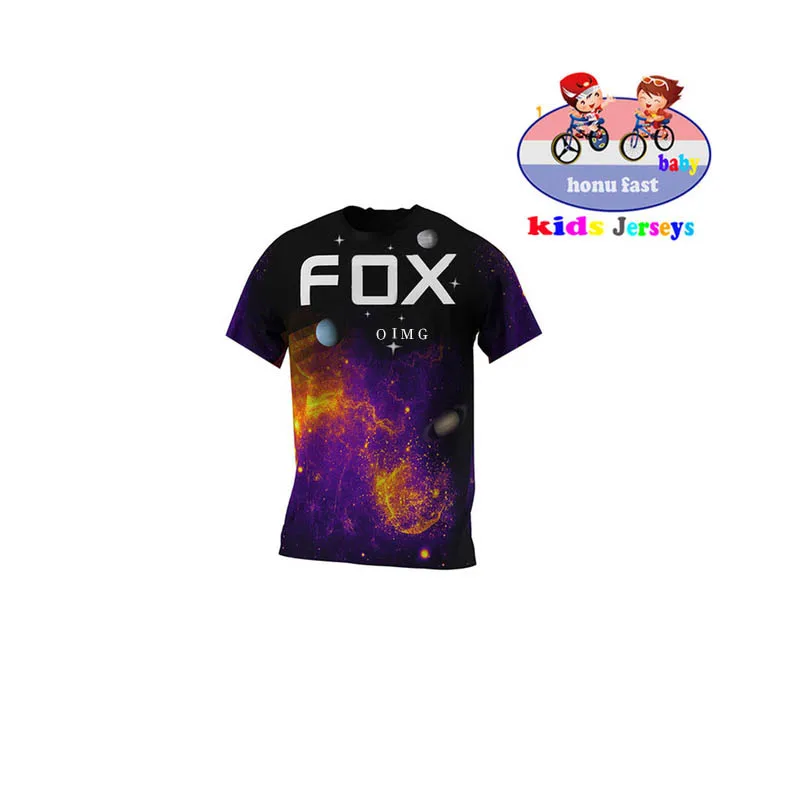

2021 Children Downhill Jerseys RACE FACE Mountain Bike MTB Shirts Offroad DH Motorcycle Jersey Motocross Sportwear Clothing FOX