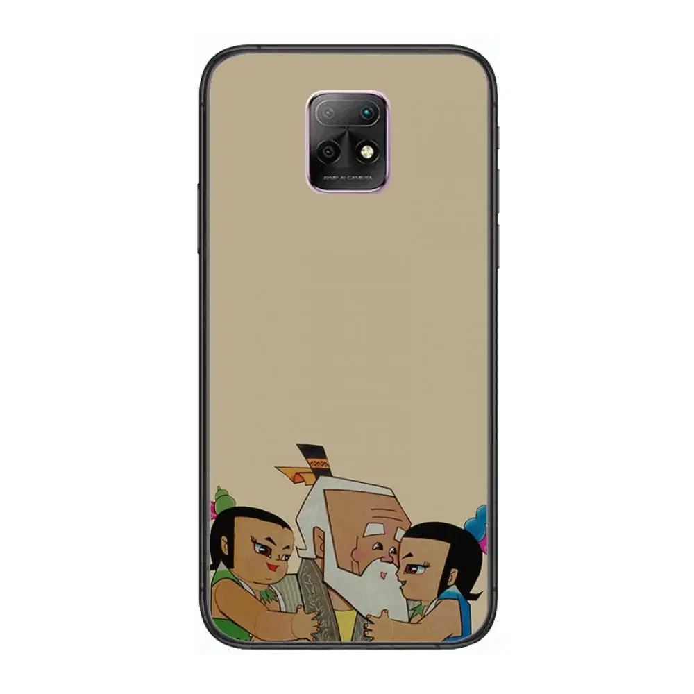 

Calabash Brothers case Phone Case For XiaoMi Redmi 10X 9 8 7 6 5 A Pro S2 K20 T 5G Y1 Anime Black Cover Silicone Back Pretty