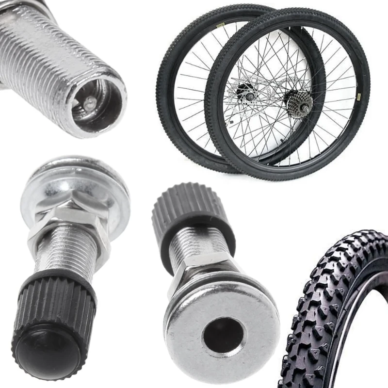 

2 pcs 31mm Bicycle Schrader Valve Ultralight Zinc Alloy MTB Mountain Road Bike