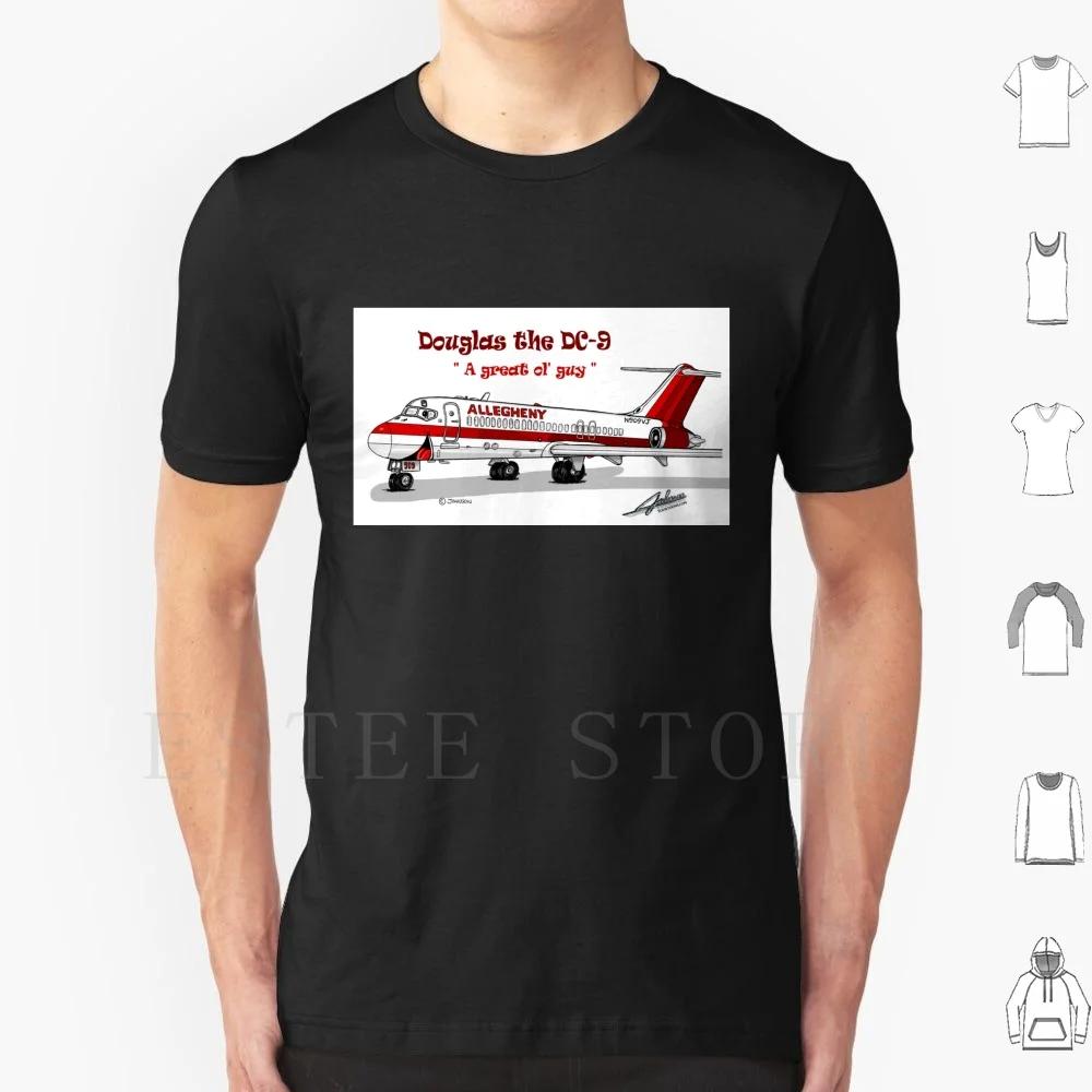 

Allegheny-9 T Shirt Print Cotton Allegheny Us Air Airport Aviation Airplane Pilot Flying Flight Attendant Jet