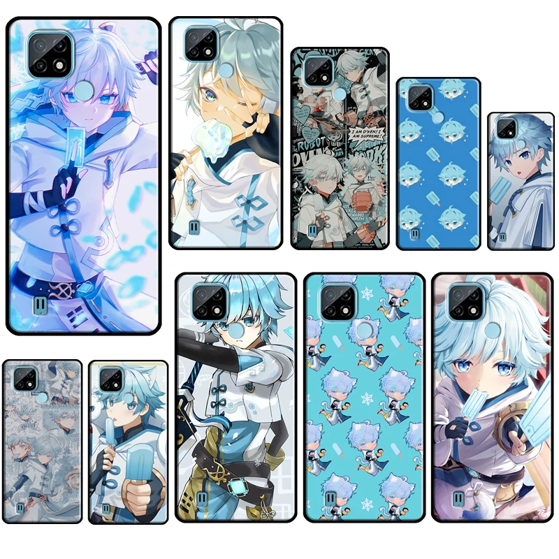 Genshin Impact chongyun для OnePlus 9 10 Pro 8T Nord2 9R чехол Обложка для OPPO Realme 8 Pro 8i 9i C21 GT Neo2 Master