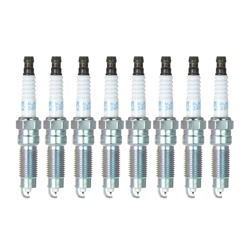 

8 PCS Double Platinum Spark Plugs SP-509 HJFS-24FP for Ford Explorer F-450 F-550 F53 F59 F650 F750 6.8L 5.4L