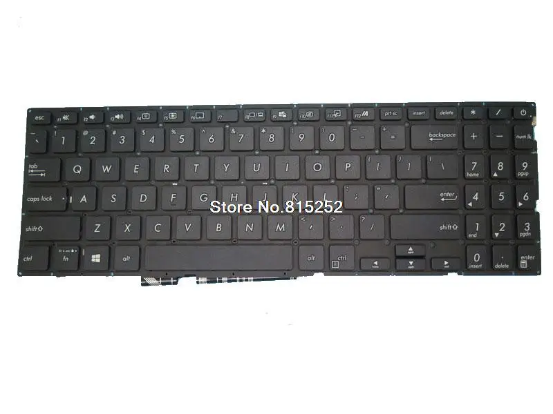 

Клавиатура для ноутбука ASUS X571 X571GT X571L X571LH X571LI SG-A0000-XUA SN6581 AEXKTU00010, США, черная, без рамки