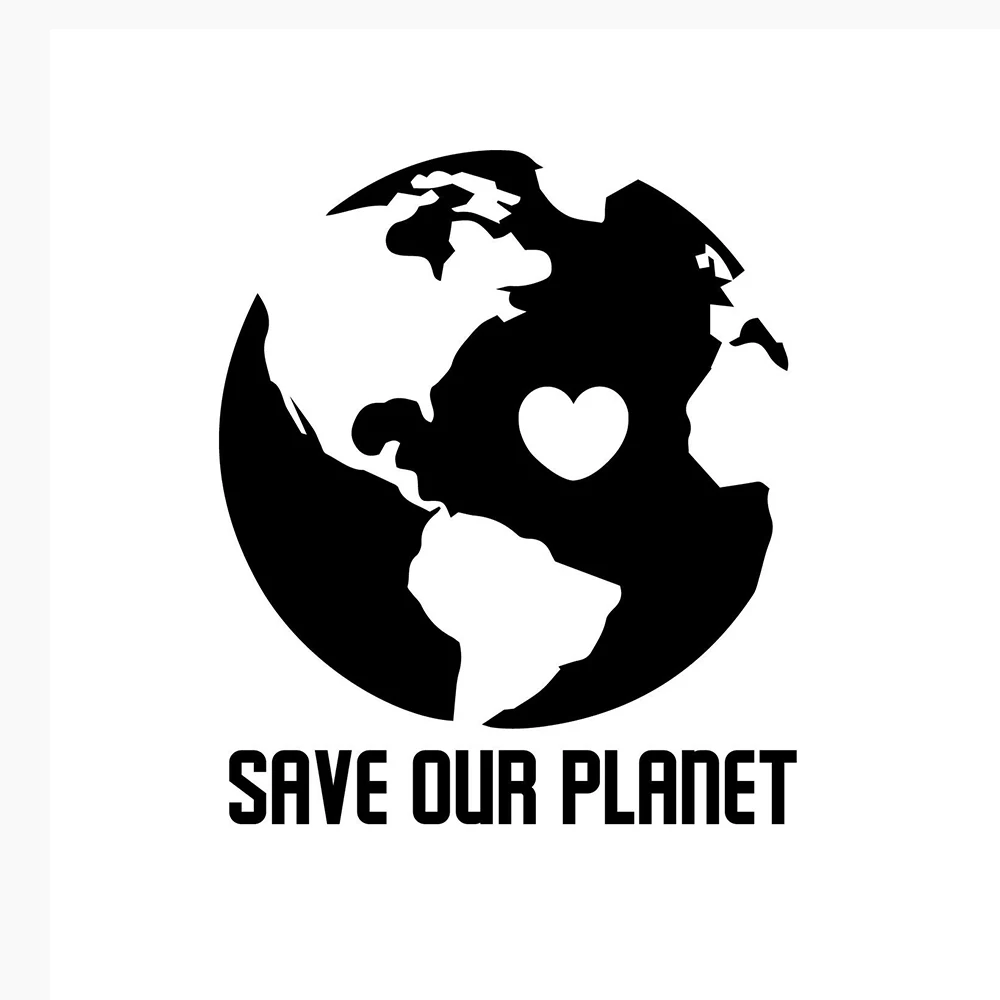 Сохраните нашу планету Земля наклейка на автомобиль окружающей среды