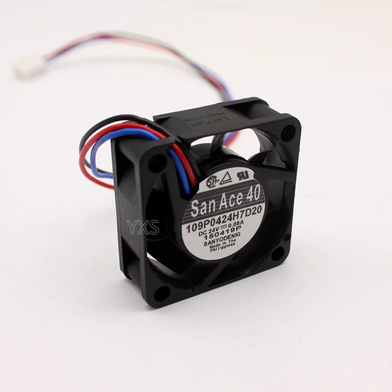 109P0424H7D20 DC 24V 1 92 W 0.08A 4015 40*40*15 мм 4 см 3 провода Вентилятор охлаждения|fan fan|fan coolingfan 24v |