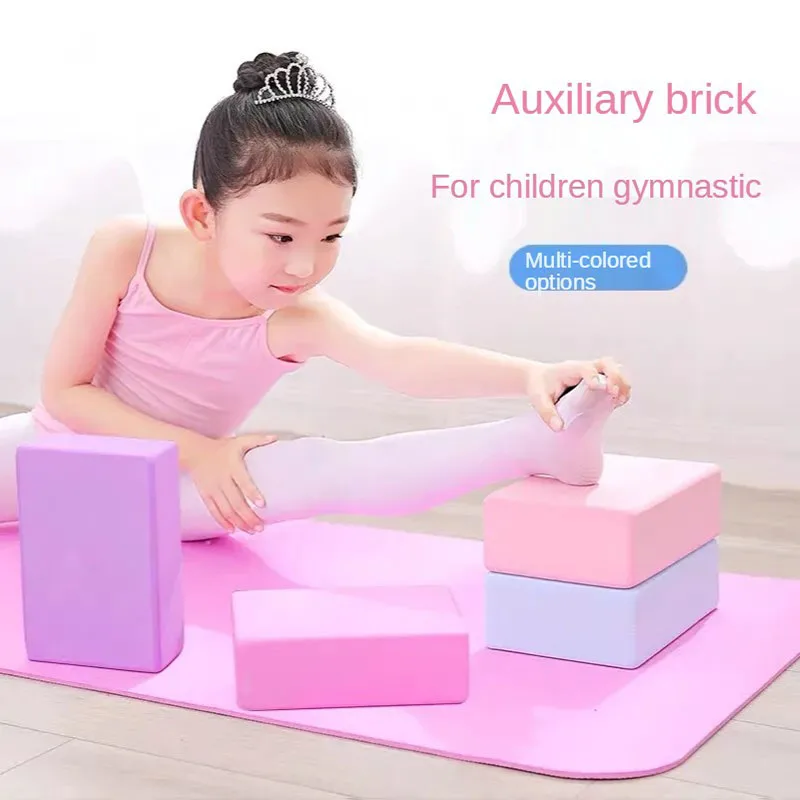 

Two High Density Foam Yoga Bricks To Assist Yoga Fitness Shaping Multifunctional Household Children General Training Equipment