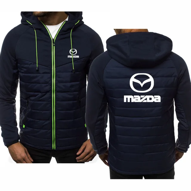 

2020 NEW Hoodies Men for Mazda Car Logo Print Spring Autumn Mens Jacket Casual Sweatshirt Long Sleeve Mens zipper Jacket