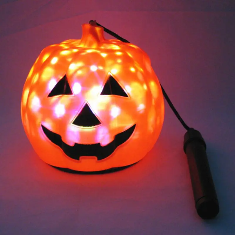 

Portable Rotating LED Starry Pumpkin Lamp, Luminous Music Decoration Lamp, Halloween Decoration, 17CM Models
