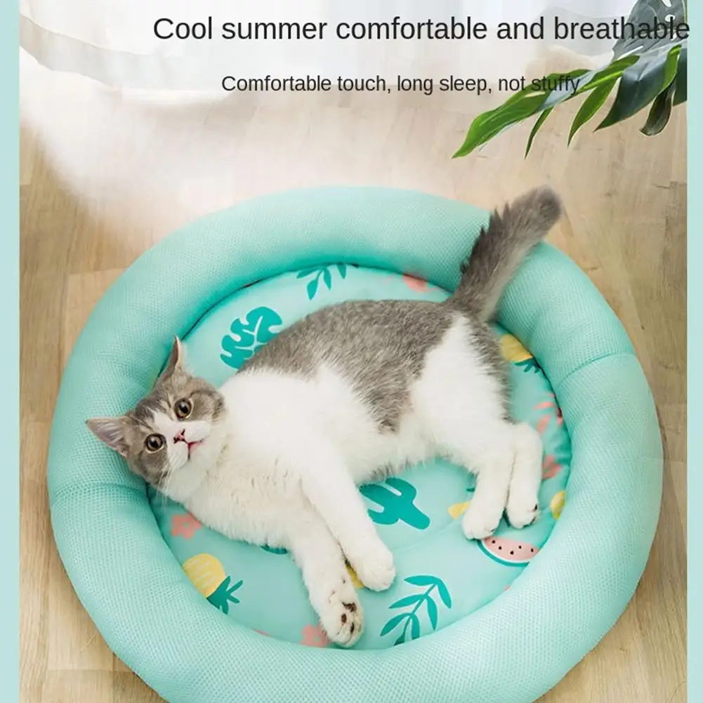 

Дышащий коврик для домашних животных, охлаждающие подкладки для кошек, портативная будка, товары для домашних животных, летние крутые товар...