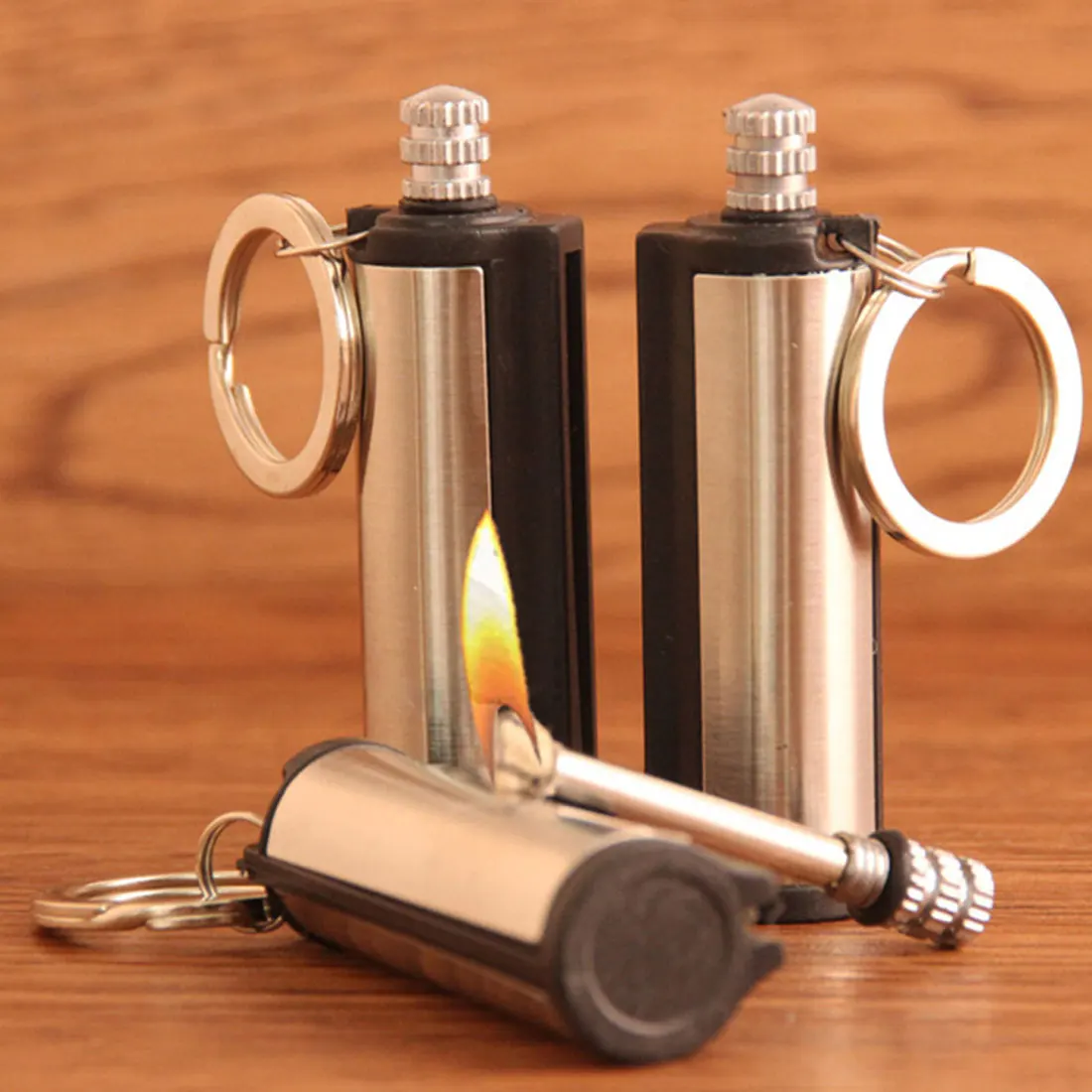 

Matches matches keychain lighters kerosene-free Lighters outdoor camping survival tools Travel igniter
