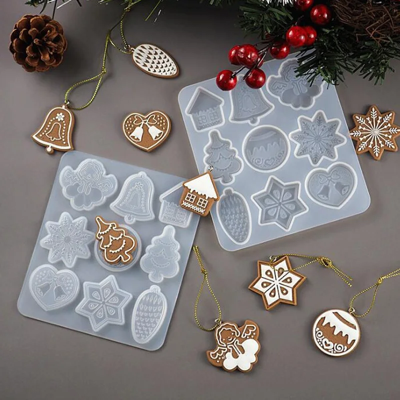

DIY Christmas Tree Silicone Cake Mold For Baking Accessories Cake Decorating Tools Resin Molds Kitchen Baking Tools