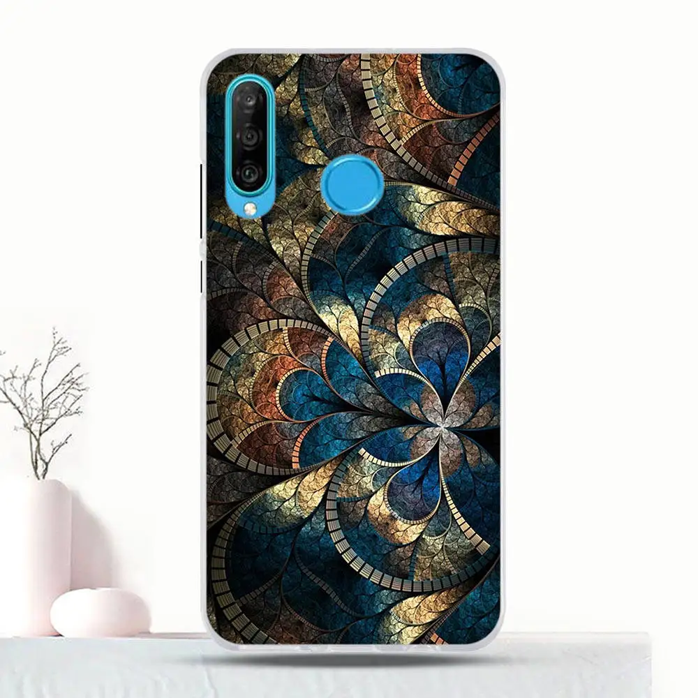 For Huawei P30 Lite Case Funda TPU Phone Case Fashion Print For Huawei p30 Lite Cover Silicone For Huawei P30 Lite Bumper Coque