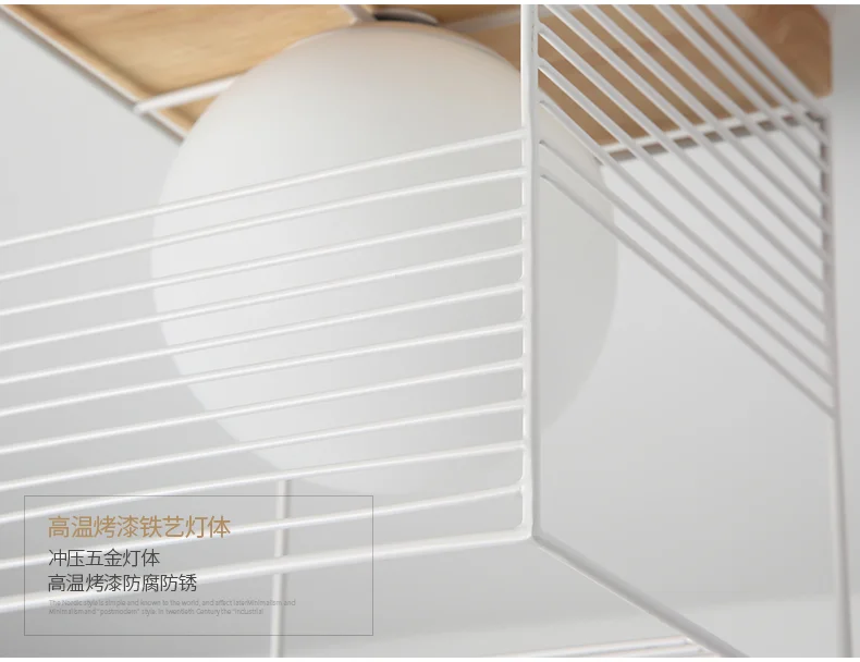 Новинка 2019 скандинавский деревянный светодиодный потолочный светильник в