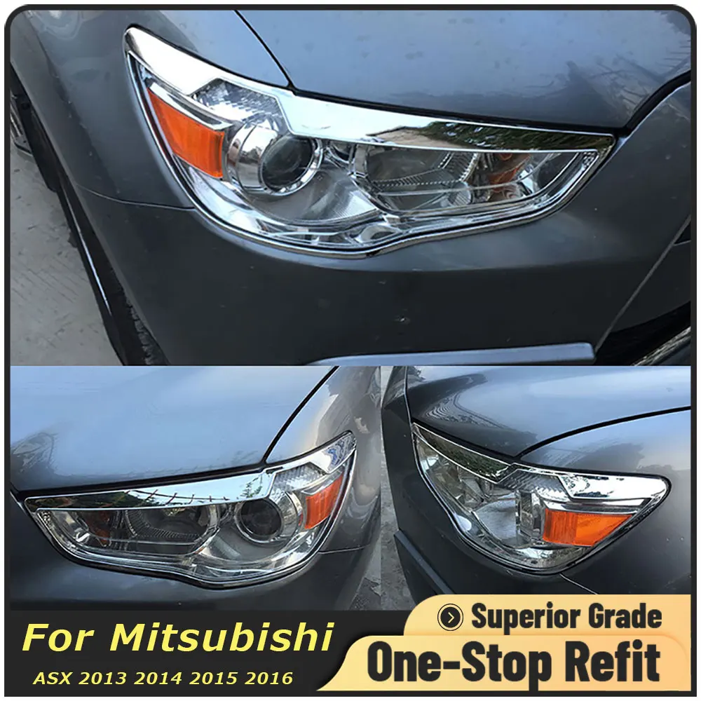 

Передсветильник онарь для Mitsubishi ASX 2013, 2014, 2015, 2016, АБС-пластик, 2 шт./компл.