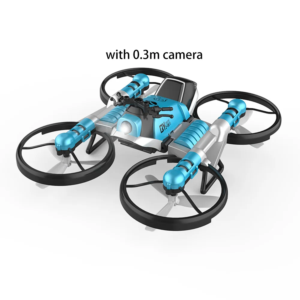 1080P S91 Дрон креативный мотоцикл RC и Дрон 2,4G WiFi двухрежимный трансформирующий мотоцикл Квадрокоптер 1080 HD камера RC Дрон - Цвет: 1080P