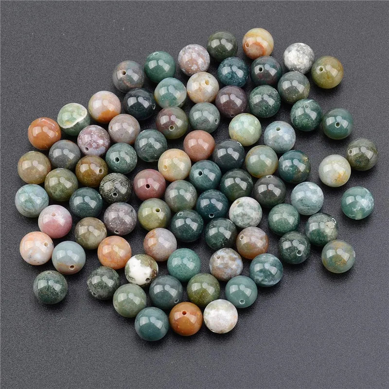 

India Agate Spacer Loose Beads for Making Bracelet Necklace Jewelry