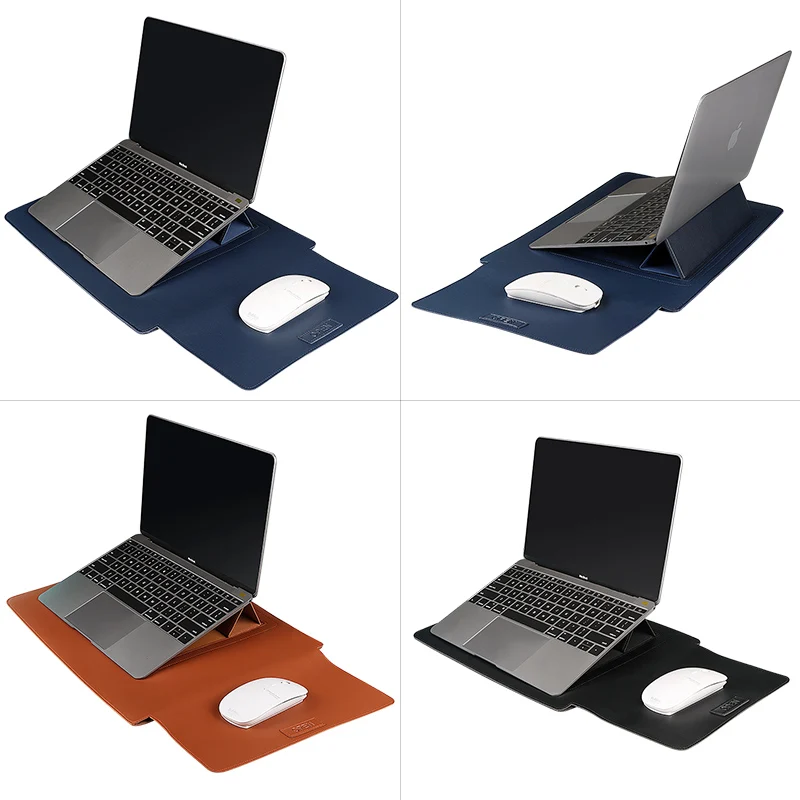 soft pu leather laptop sleeve 13 3 14 15 inch for macbook air pro xiami dell lenovo computer notebook bag tablet case cover free global shipping