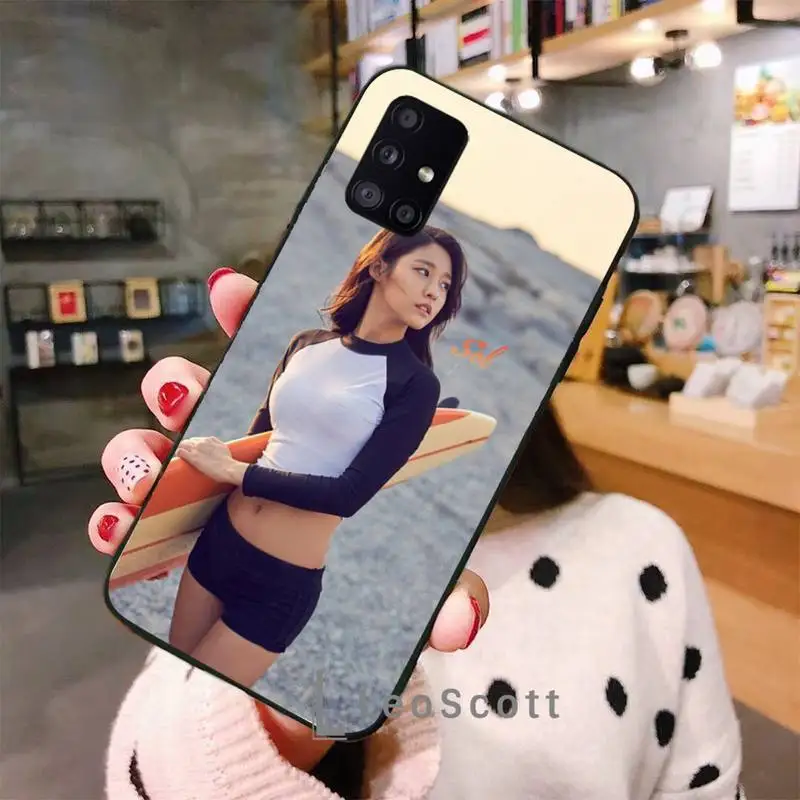 

Seol Hyun Kpop Aoa Sexy Girl Phone Case For Samsung A40 A31 A50 A51 A71 A20E A20S S8 S9 S10 S20 Plus note 20 ultra