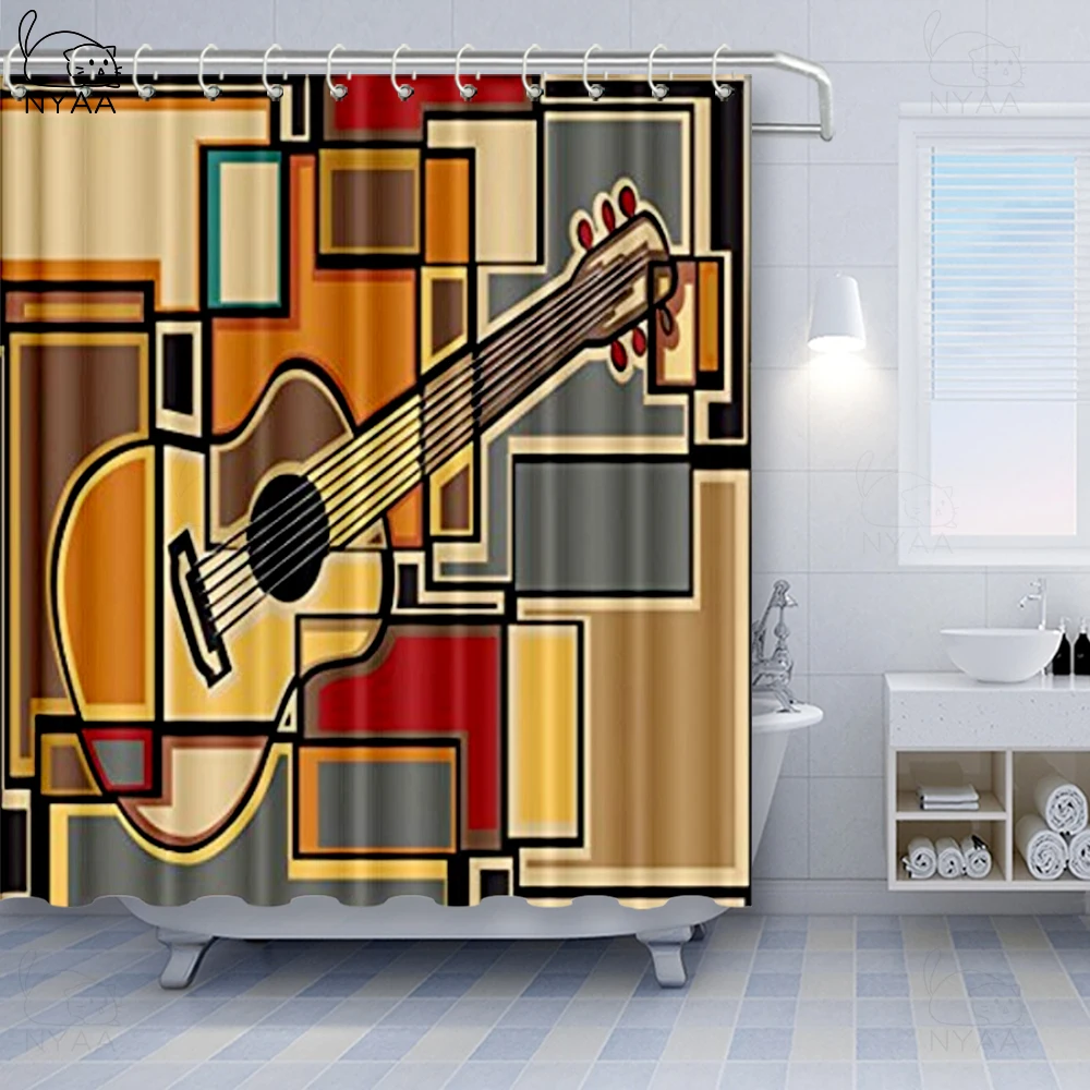 Vixm музыкальный Декор занавеска для душа фанки Фрактальный геометрический