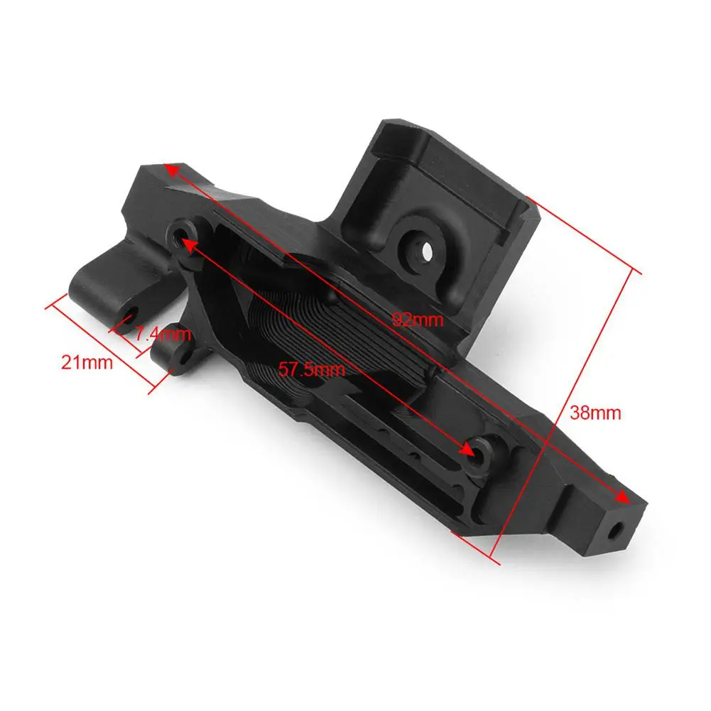 

RCtown Aluminum Alloy Motor Mounted Bracket Upgrade Parts for 1/10 RC Tracked Traxxas TRX4 Defender Mustang