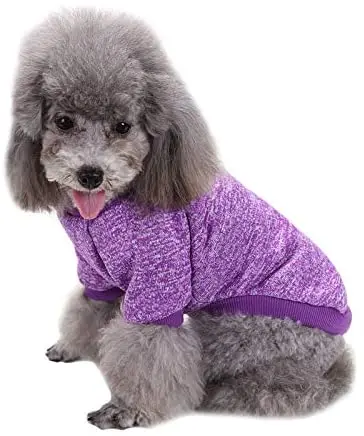 

Fashion Focus On Pet Dog Clothes Knitwear Dog Sweater Soft Thickening Warm Pup Dogs Shirt Winter Puppy Sweater for Dogs