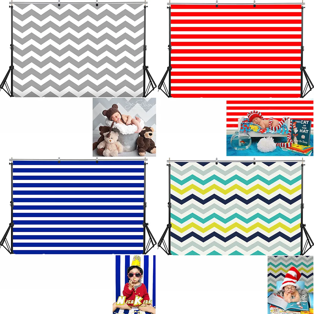 

Newborn Baby Portrait Photography Backdrop Photo Studio Colorful Stripes Children Birthday Art Background Baby Shower Photocall