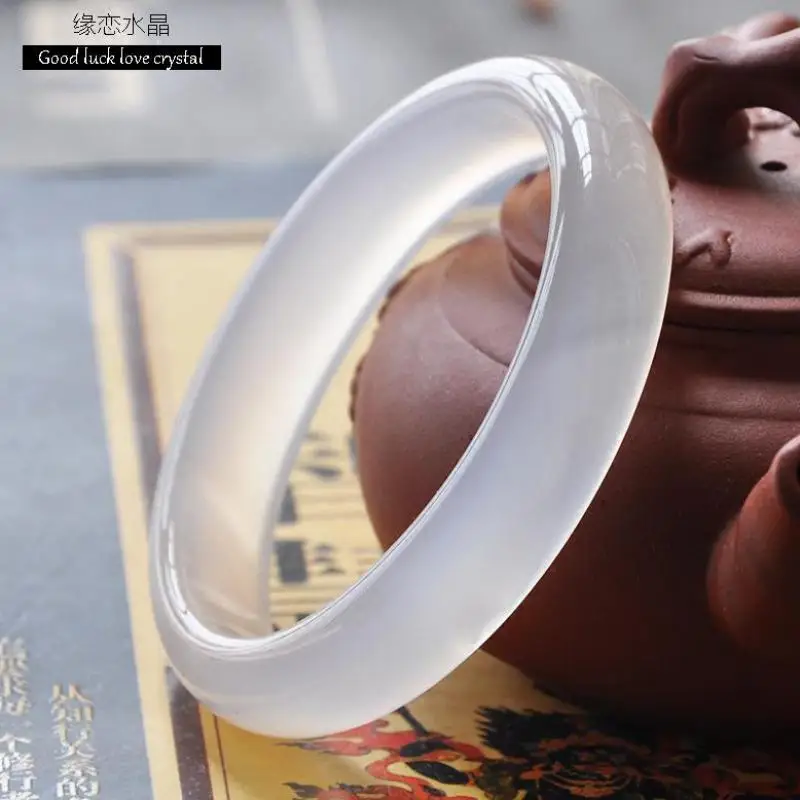

Genuine Natural Ice Jade Bangle Bracelet Charm Jewellery Fashion Accessories Hand-carved Lucky Amulet Gifts For Women Her Men