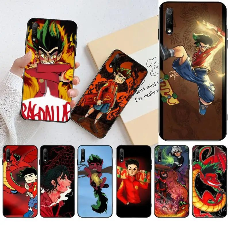 

CUTEWANAN Cartoon American Dragon Jake Long TPU Soft Phone Case Cover For Huawei Nova 6se 7 7pro 7se honor 7A 8A 7C Prime2019