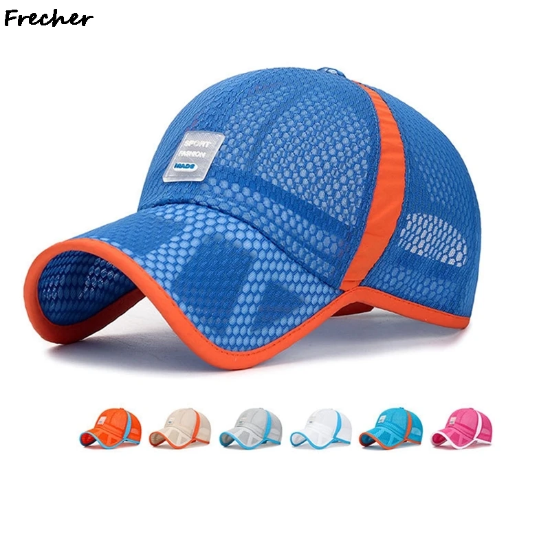 

2021 Children Summer Kids Baseball Cap Breathable Mesh Dad Hat Adjustable Boys Girls Sun Hat UV Protection Outdoor Sport Hats
