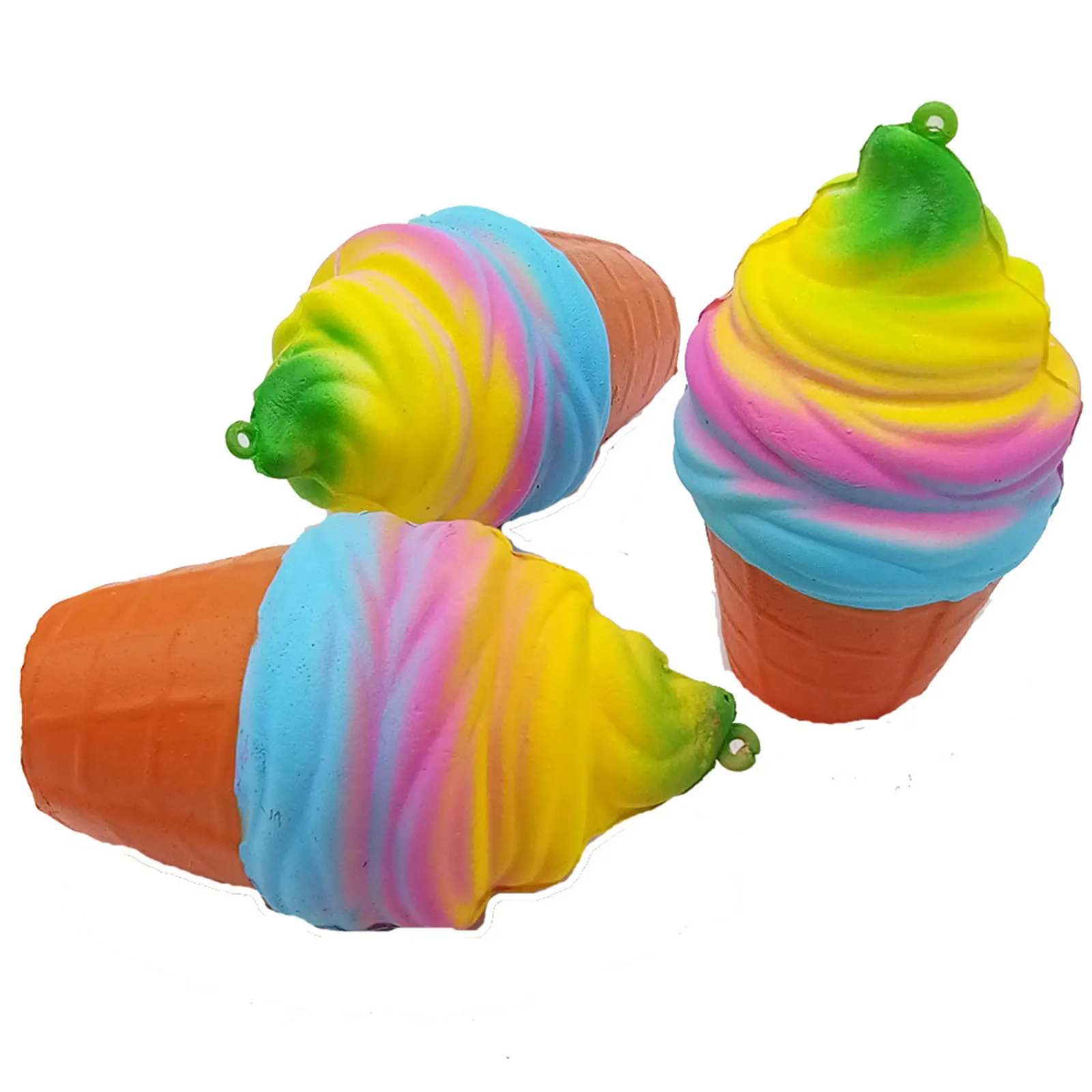 

Cute Scented Rainbow Fudge Ice Cream Slowly Rising Children's Toys Office Decompression Squishy Toy Release Stress For Adult 317