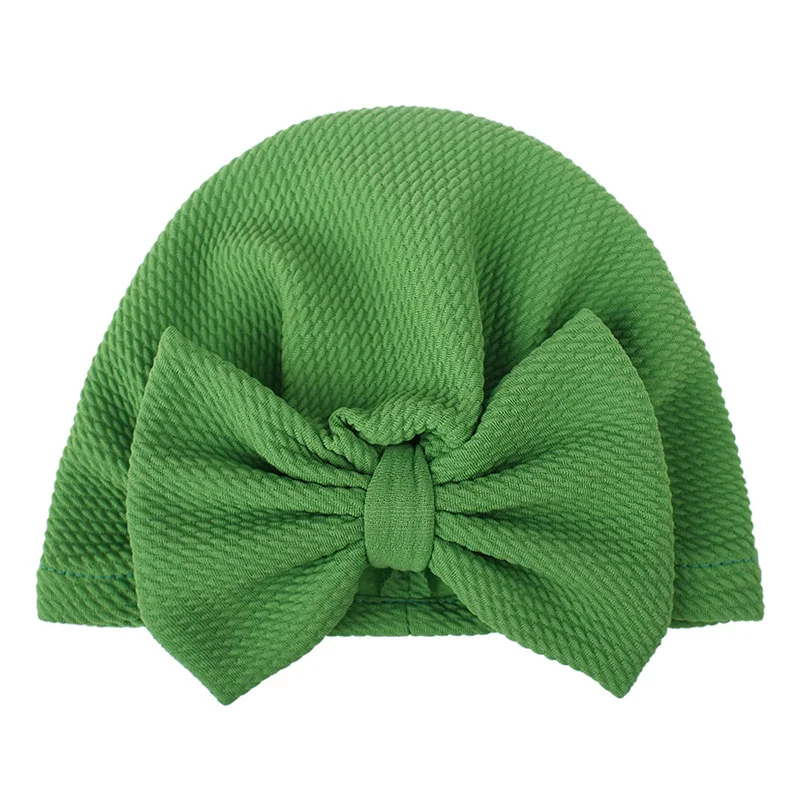 

New Big Bow Newborn Baby Headband Turban Hat Fashion Baby Cap Hairband Rabbit Hat Elastic Cute Accessories Infant Caps Hot