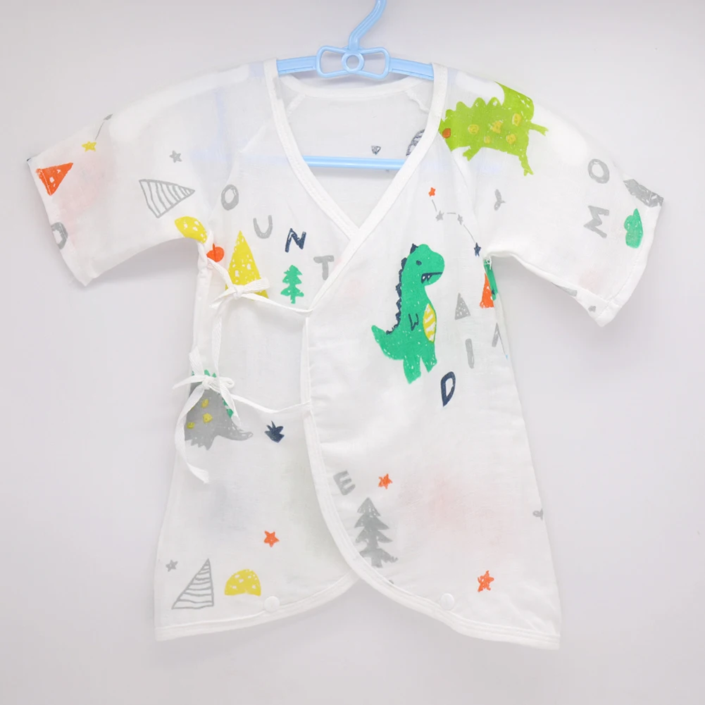 Удобная детская одежда хлопковая с длинными рукавами для младенцев топы