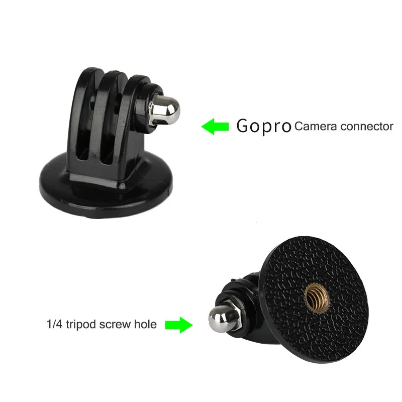 Винтовой Адаптер для головки камеры Gopro 5 6 7 универсальный крепежный соединитель