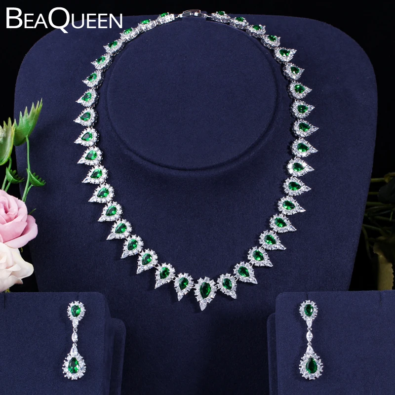 Женский костюм BeaQueen с блестящими Австрийскими кристаллами ювелирное украшение в