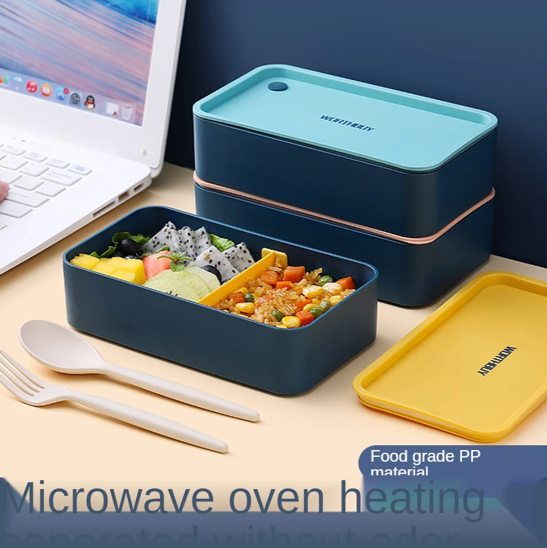 

Portable Lunch box For Kids School Microwave Plastic bento box With Movable Compartments Salad Fruit Food Container box