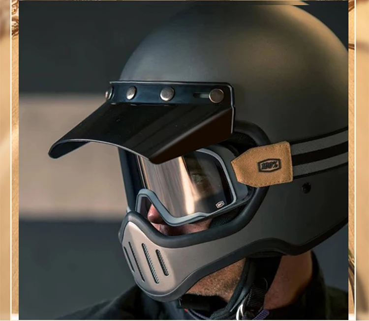 Мотоциклетный шлем TT & CO M50 casco винтажный из стекла fibe на все лицо мотоциклетный